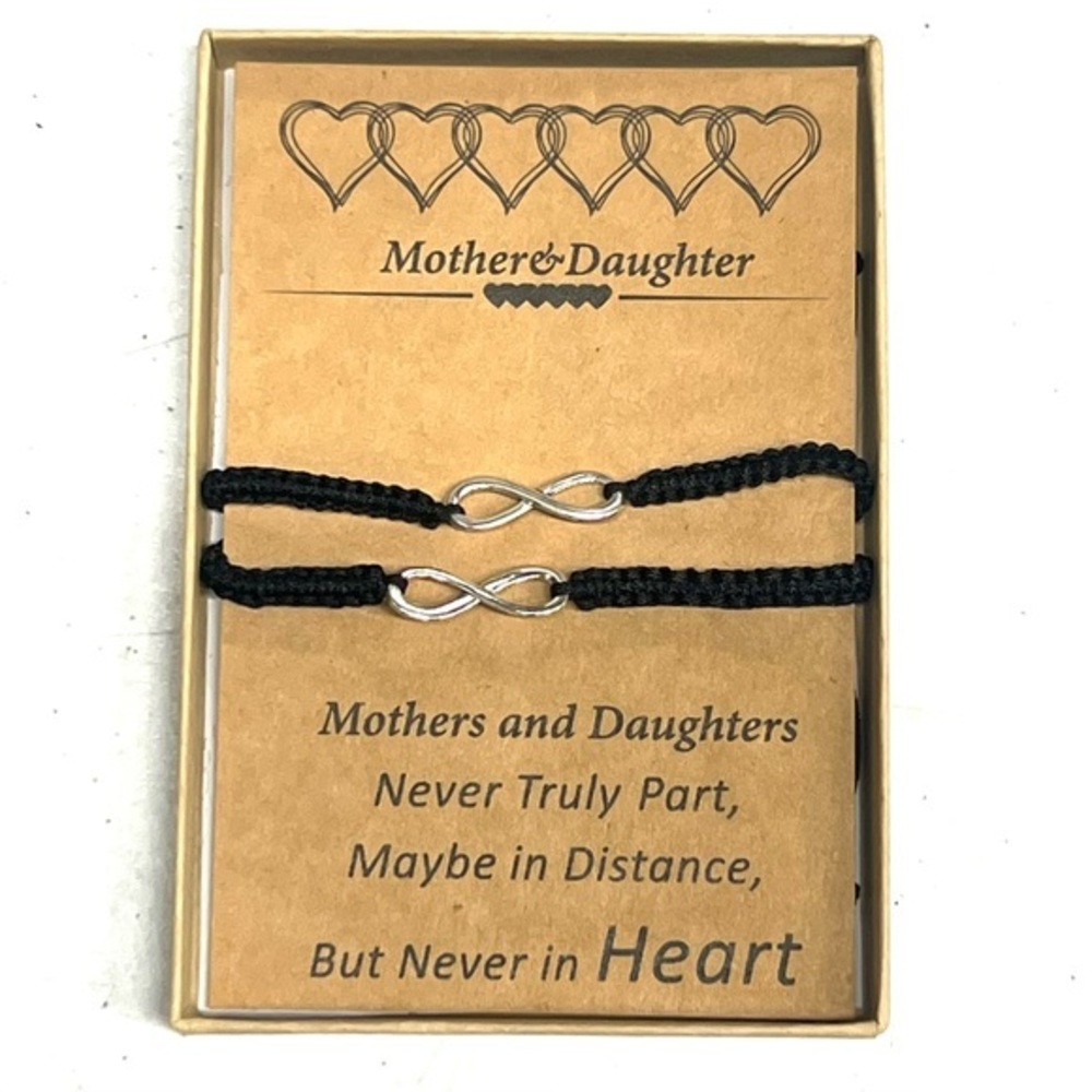 Victoria Leland Designs Mother & Daughter Infinity Bracelet Set